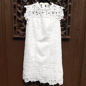 Vineyard Vines White Lace Mini Dress